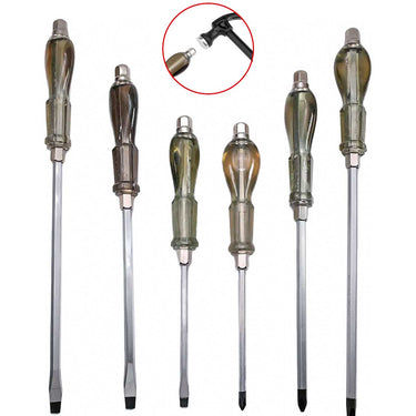 Set Destornillador Impacto Golpe Fulcor Herramienta 6 Piezas